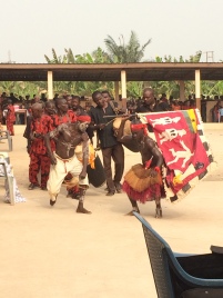 traditional dance at a funeral ceremony